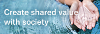 Create shared value with society